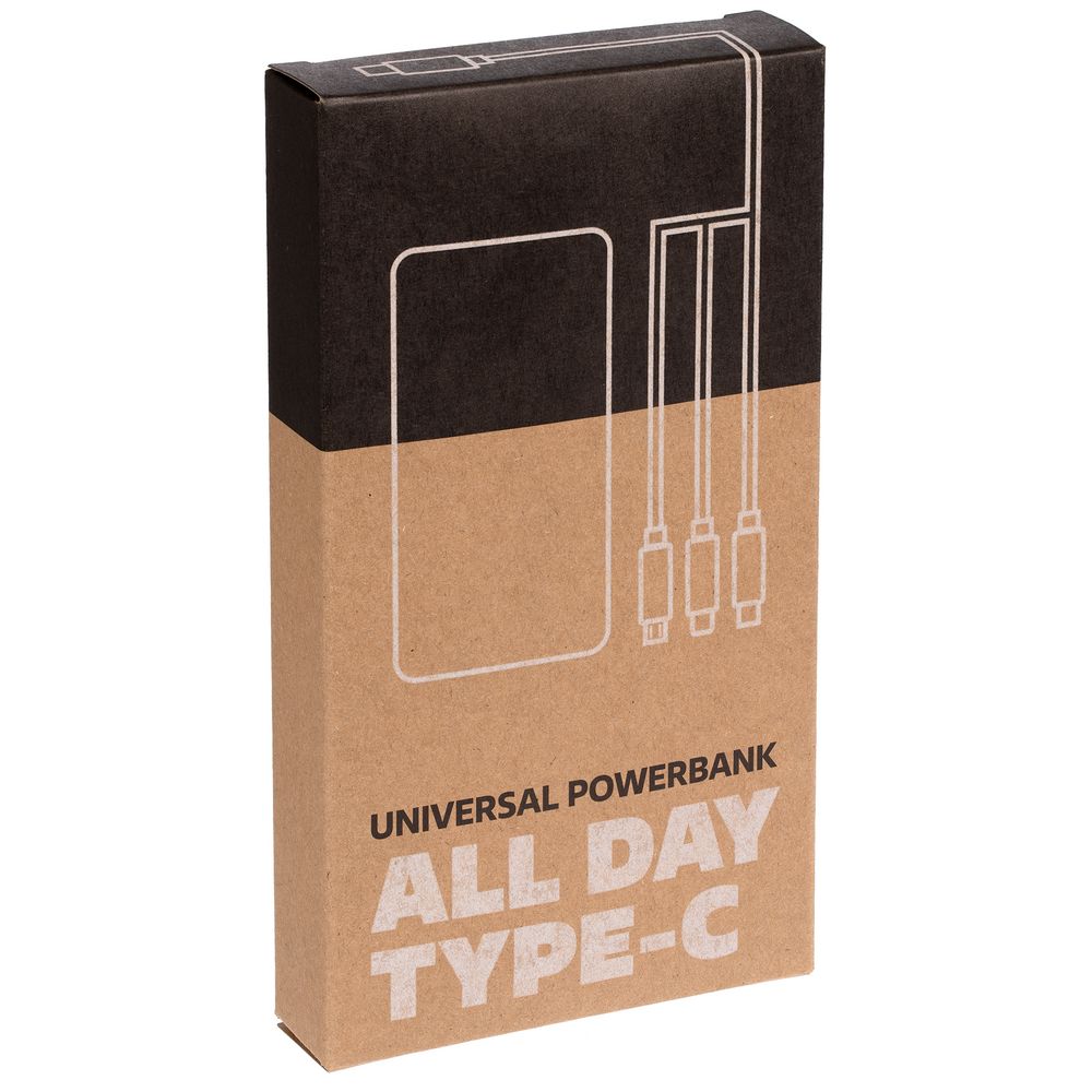 Aккумулятор Uniscend All Day Type-C 10000 мAч, синий