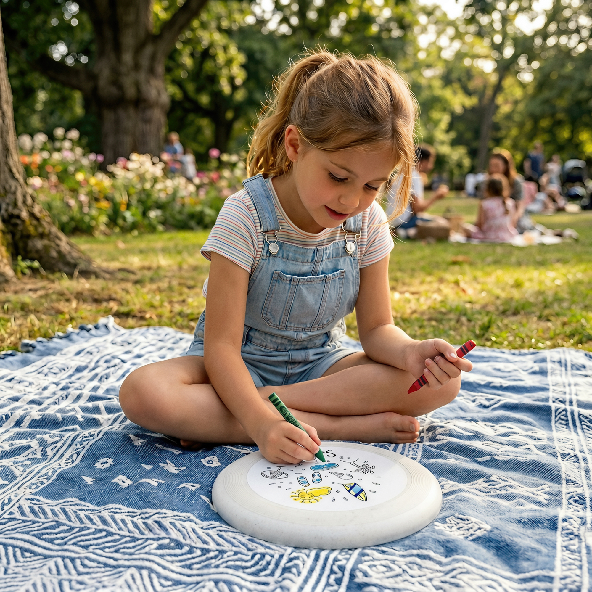 Фрисби-раскраска "Лето"