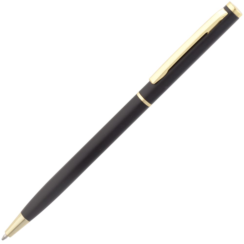 Блокнот Magnet Gold с ручкой, черный