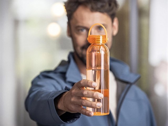 Бутылка для воды «Алти», переработанный ПЭТ, 630 мл