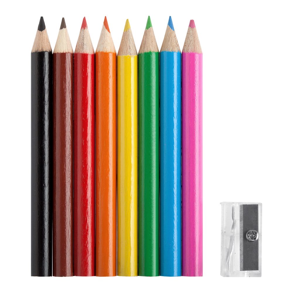 Набор Hobby с цветными карандашами и точилкой, синий