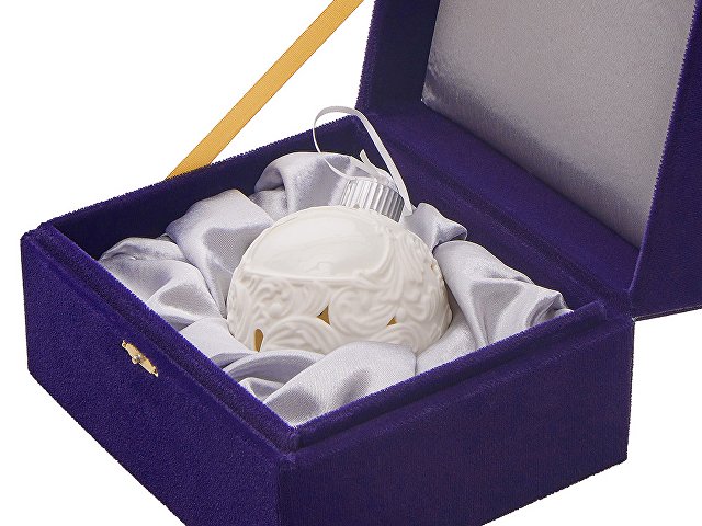 Шар новогодний с подсветкой и зоной для персонализации