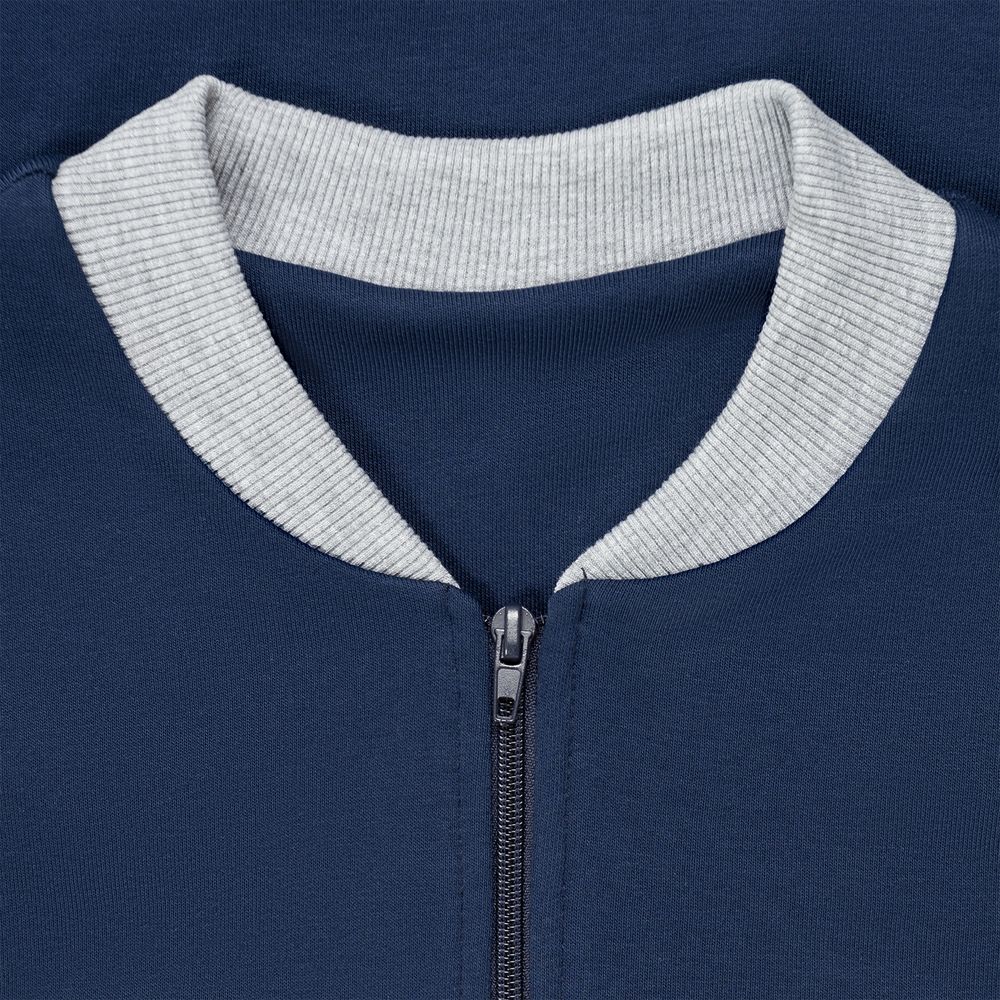 Бомбер College, темно-синий