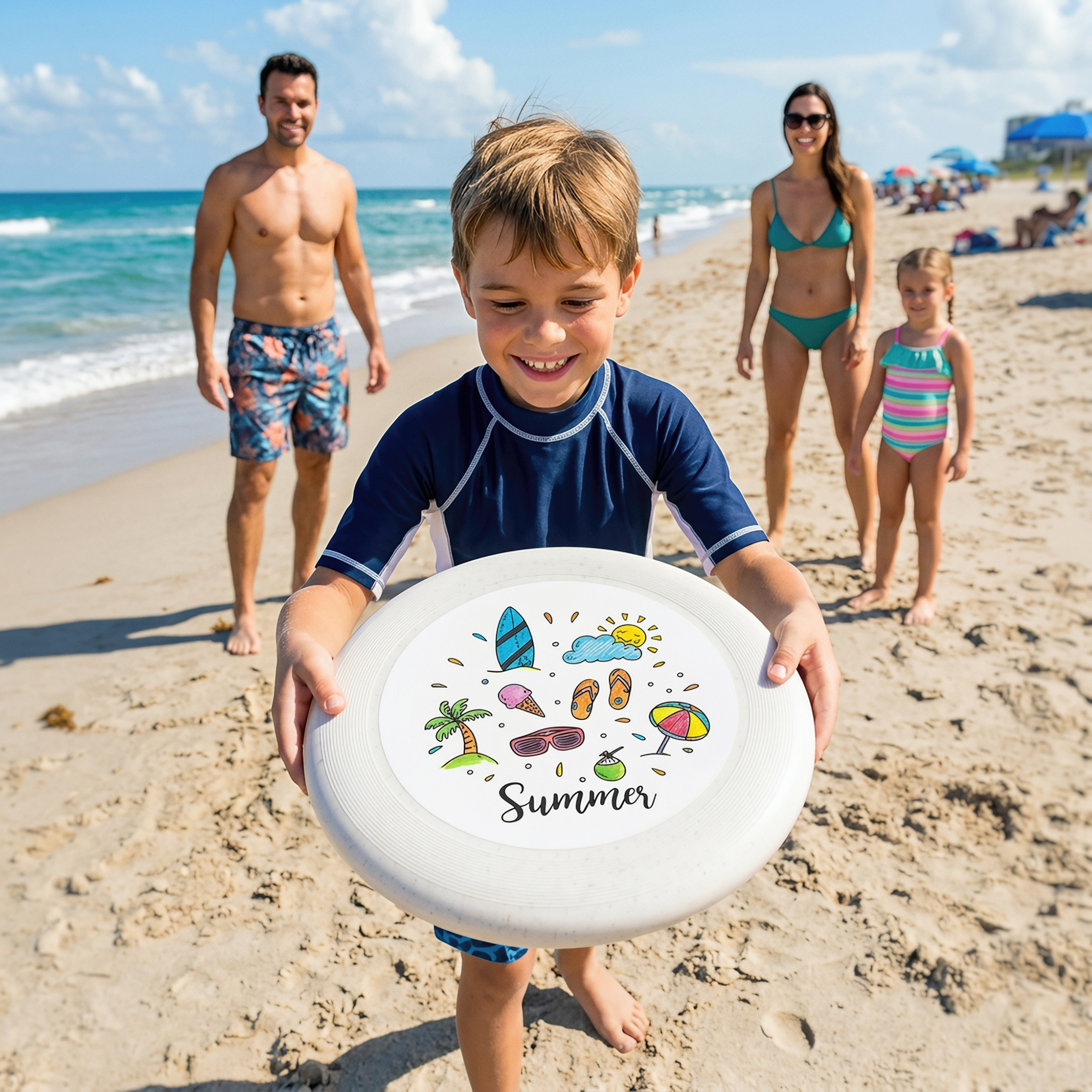 Фрисби-раскраска "Лето"