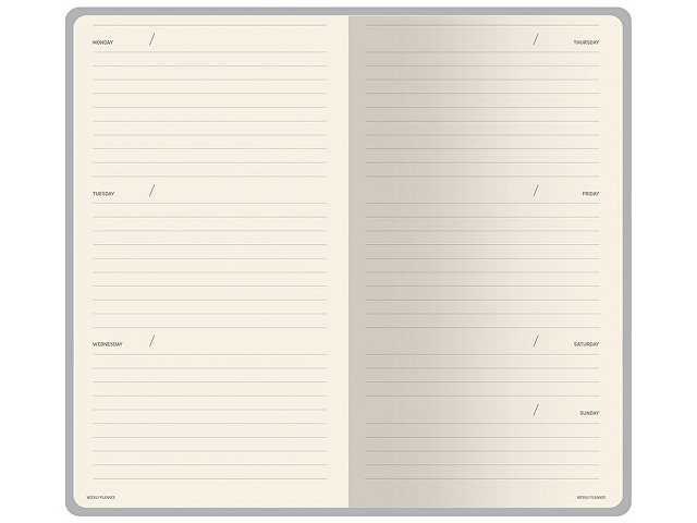 Еженедельник недатированный А6 «Black»