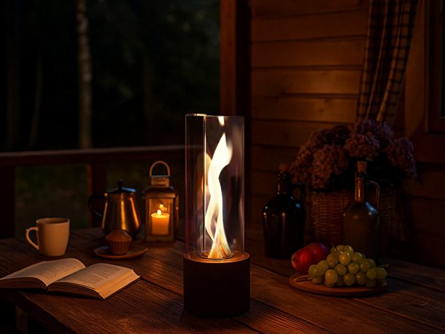 Биокамин с вьющимся пламенем «Dance of flame»