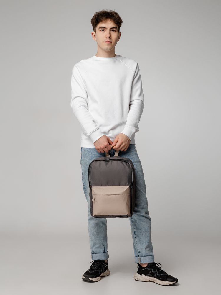 Рюкзак Sensa, серый с бежевым