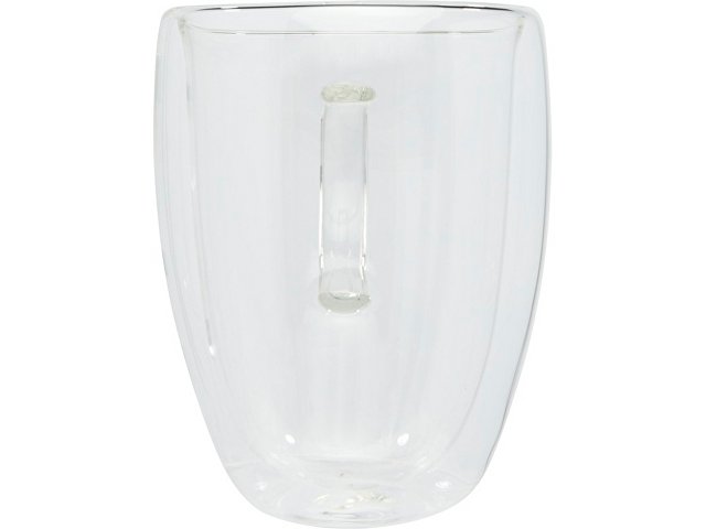 Стеклянный стакан «Manti» с двойными стенками и подставкой, 350 мл, 2 шт