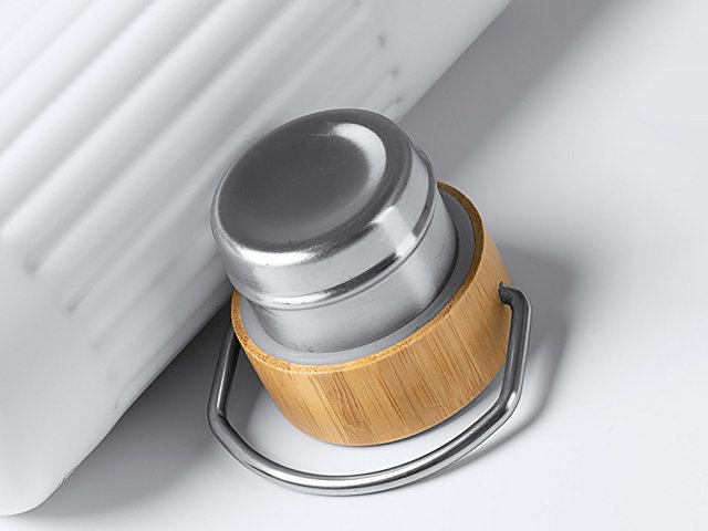 Термобутылка «Нобук» с бамбуковой крышкой, 500 мл