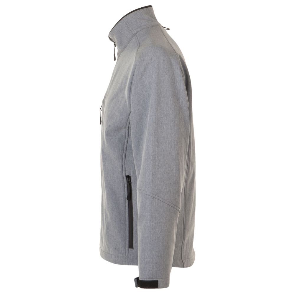 Куртка мужская на молнии Relax 340, серый меланж