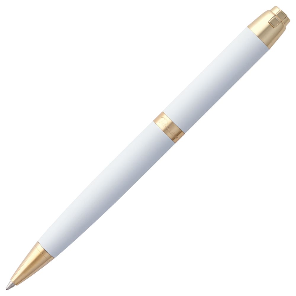 Ручка шариковая Razzo Gold, белая