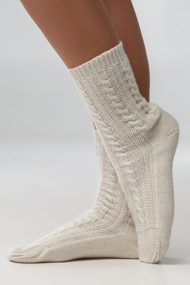 Носки Keep Feet, молочно-белые