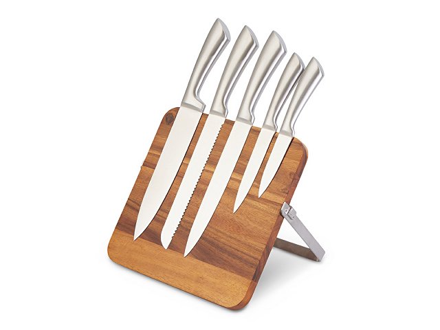 Набор ножей на магнитной подставке «Терон»