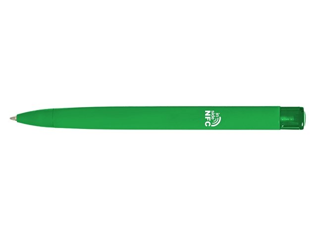 Ручка пластиковая шариковая трехгранная «Trinity K transparent Gum» soft-touch с чипом передачи информации NFC