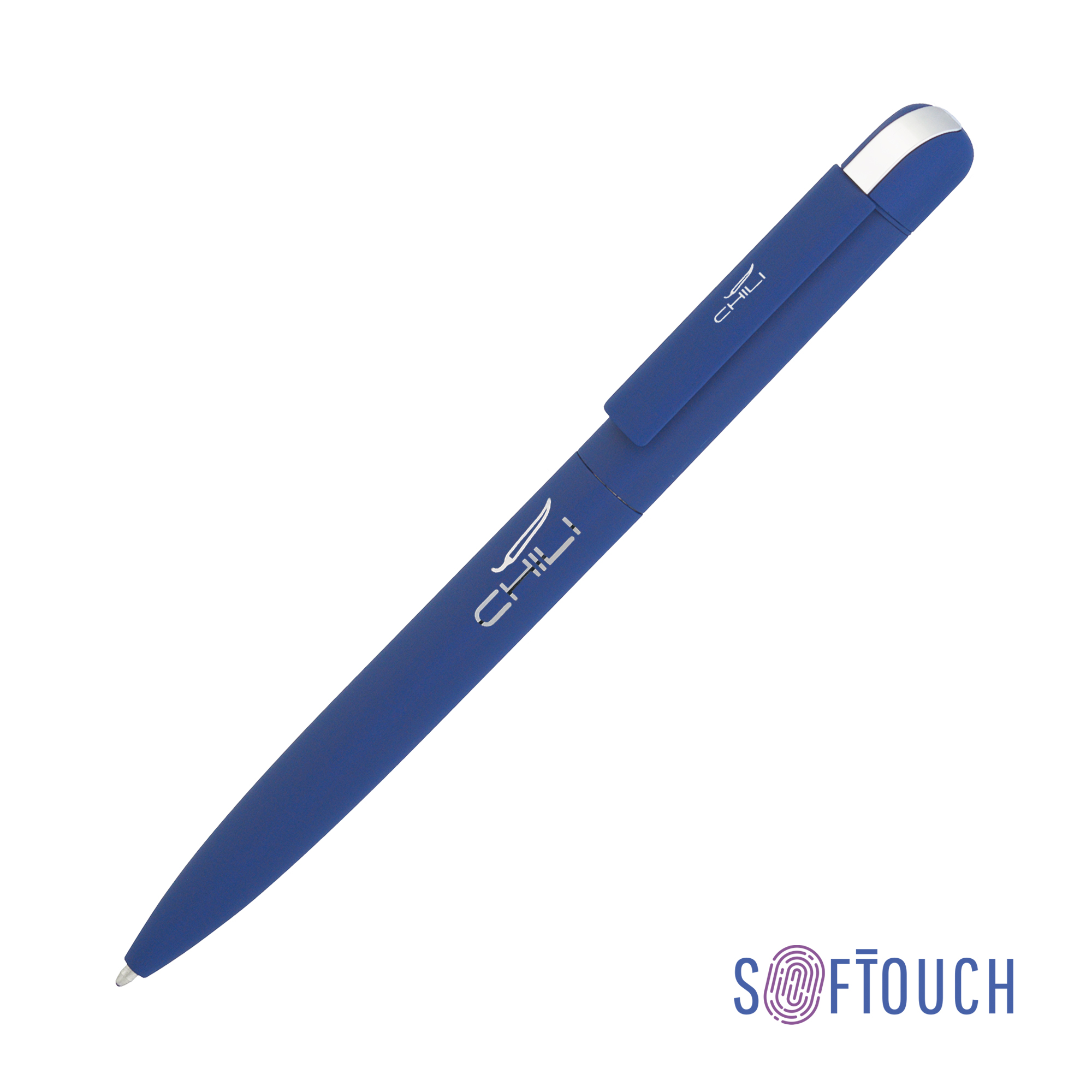 Ручка шариковая "Jupiter", темно-синий, покрытие soft touch