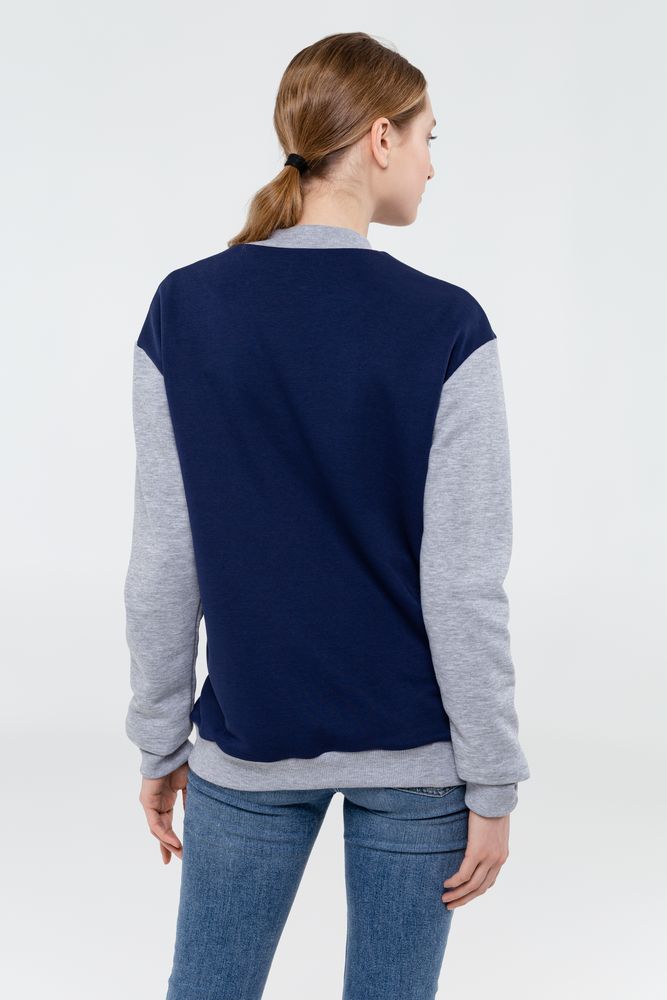 Бомбер College, темно-синий