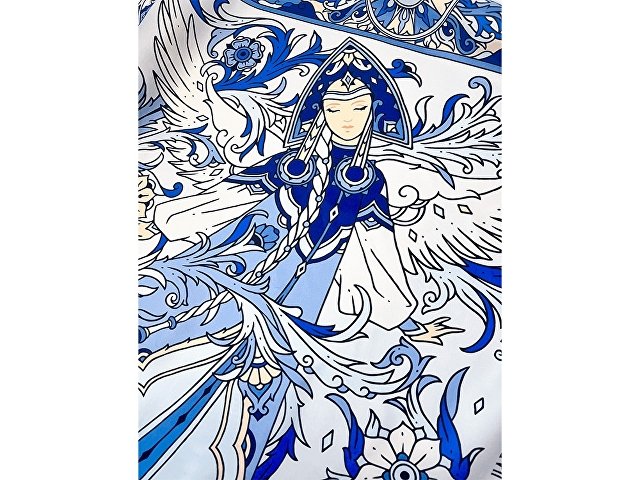 Платок «Царевна-Лебедь» 100% шелк