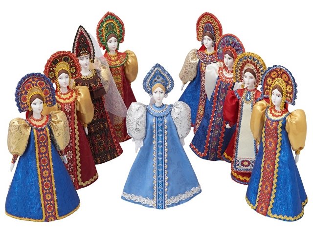 Подарочный набор: кукла фарфоровая, крем-мёд с лаймом и имбирем