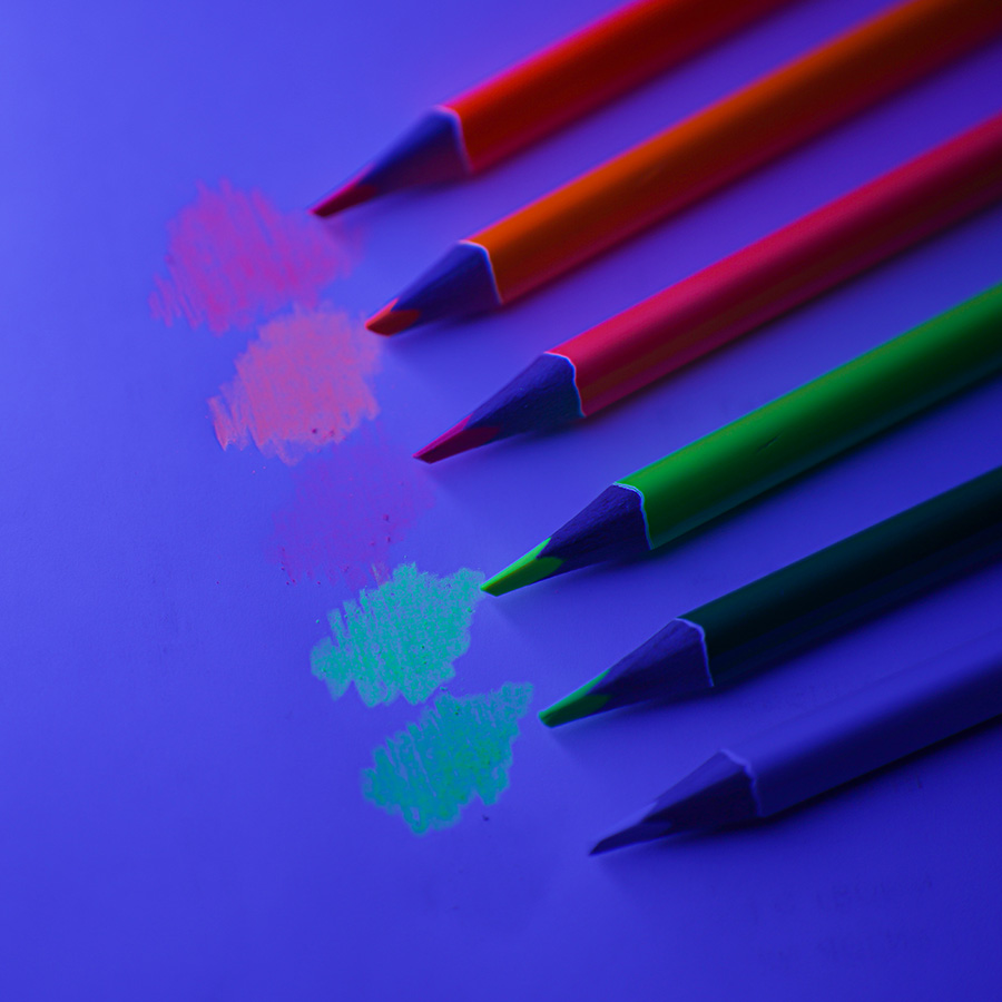 Набор цветных карандашей NEON, 6 цветов