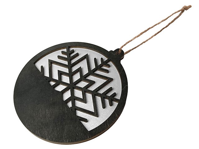 Подвеска деревянная «Noirflake»