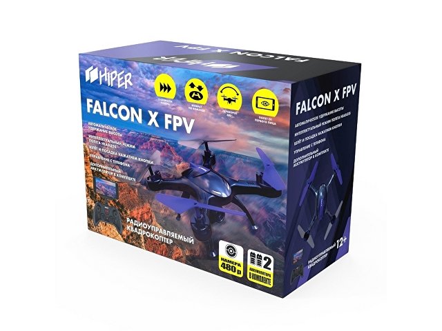 Радиоуправляемый квадрокоптер «FALCON X FPV»