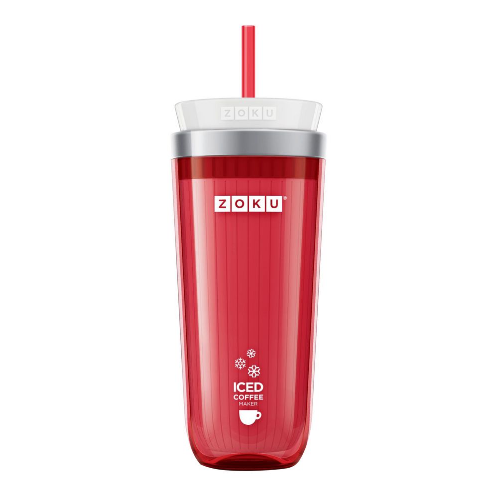 Стакан для охлаждения напитков Iced Coffee Maker, красный
