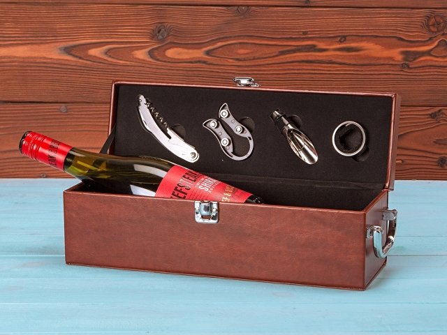 Набор аксессуаров для вина в подарочной коробке «Fabrizio»