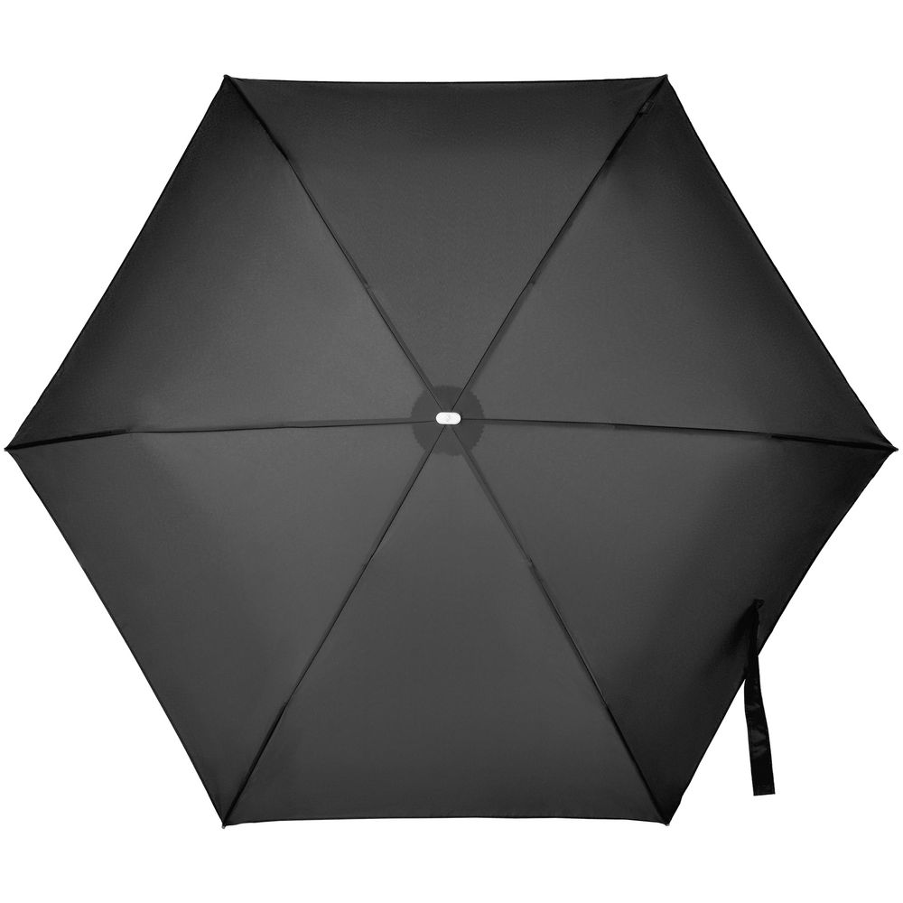 Складной зонт Alu Drop S, 3 сложения, механический, черный