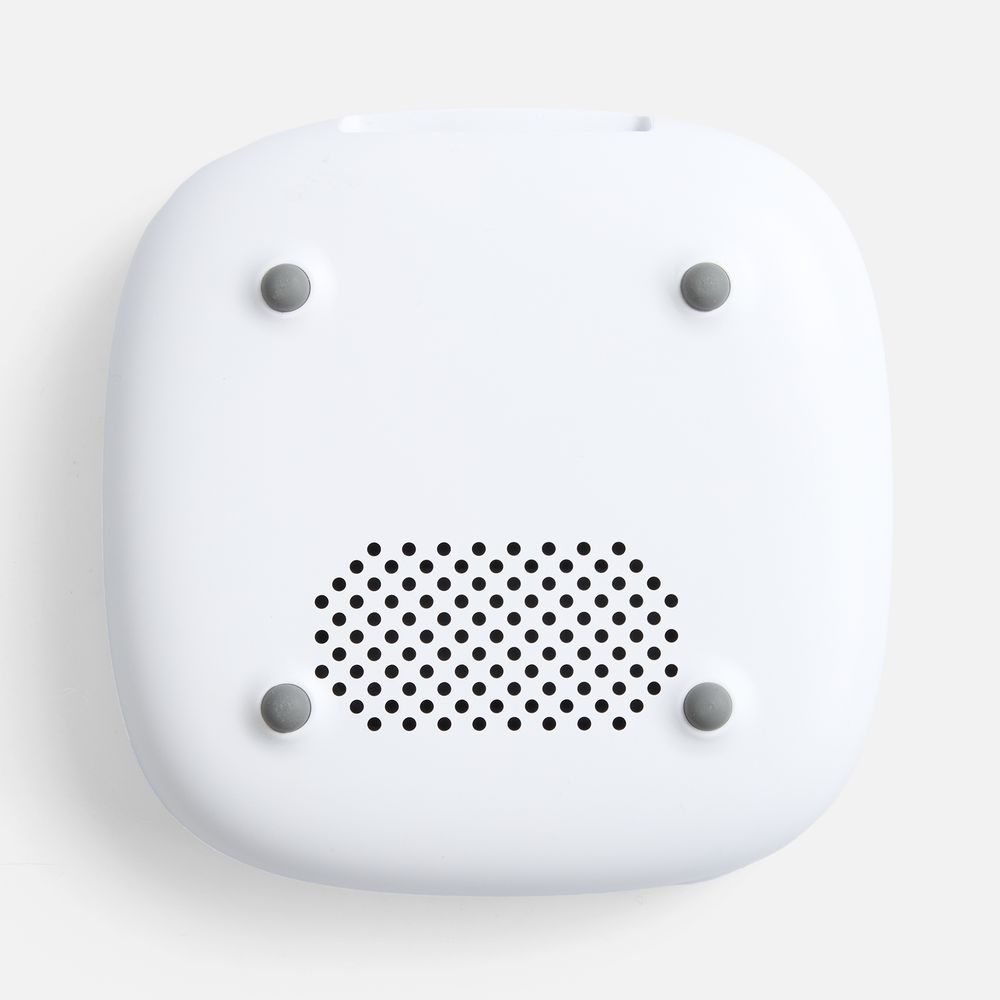 Bluetooth колонка с беспроводной зарядкой и подсветкой Terrafonic, серая