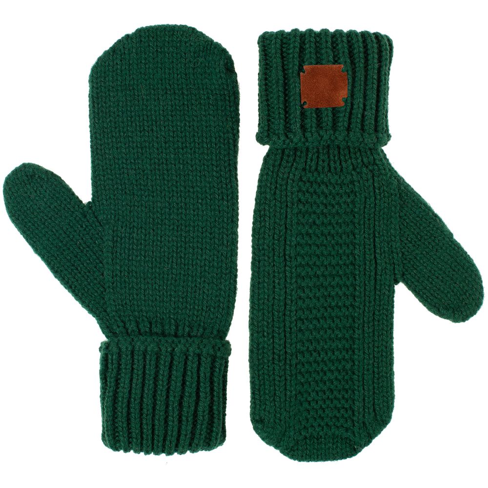 Варежки Brugge, зеленые