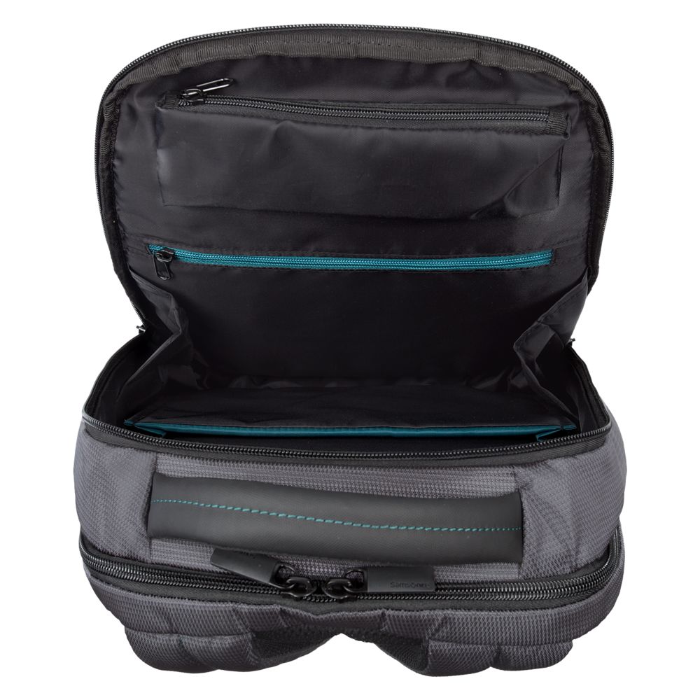 Рюкзак для ноутбука Qibyte Laptop Backpack, темно-серый с черными вставками