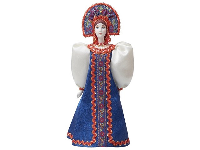 Подарочный набор: кукла фарфоровая, мёд с миксом из орехов