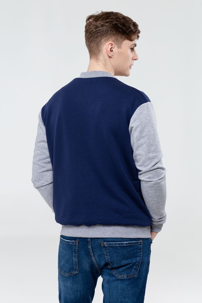 Бомбер College, темно-синий