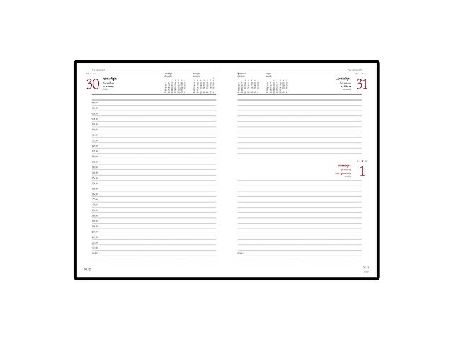 Ежедневник датированный А5 «Sidney Nebraska» на 2026 год