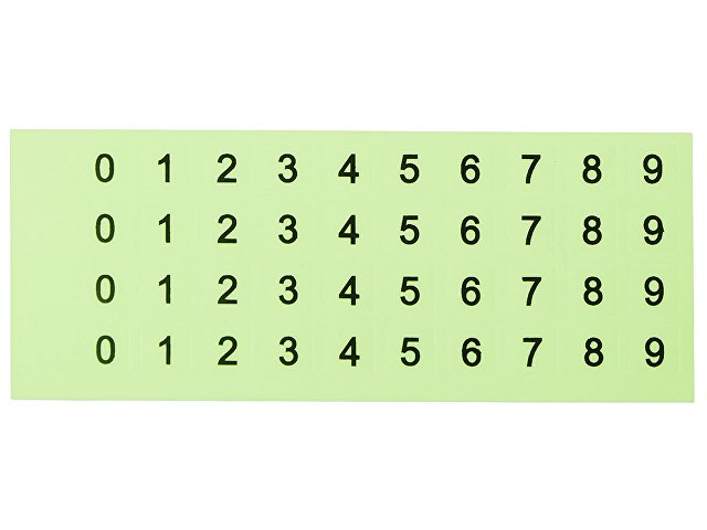 Парковочная визитка «Tempark» v.2 с люминесцентной подсветкой