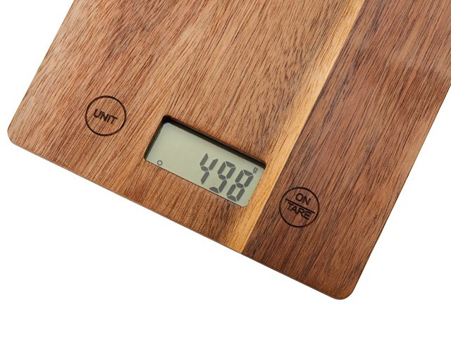 Кухонные весы из акации «Home Chef»