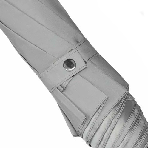 Зонт складной "Reflect", полуавтомат, светоотражающий серый