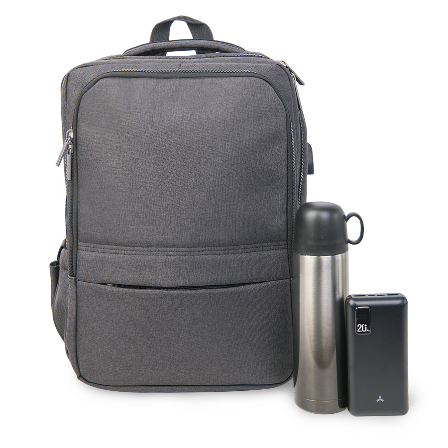 Подарочный набор TOWNIE: рюкзак, внешний аккумулятор, термос