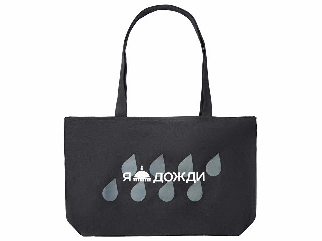 Сумка на молнии «Purch» из хлопка с термотрансфером