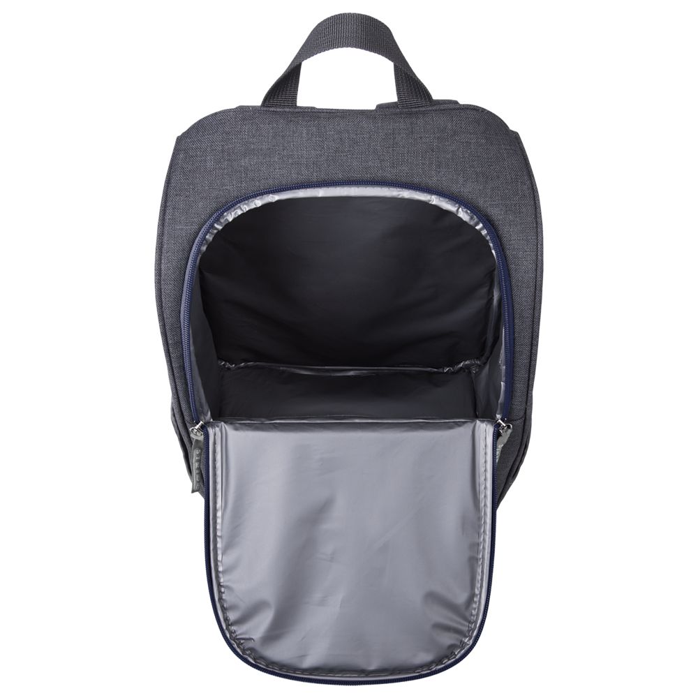 Изотермический рюкзак Liten Fest, серый с темно-синим