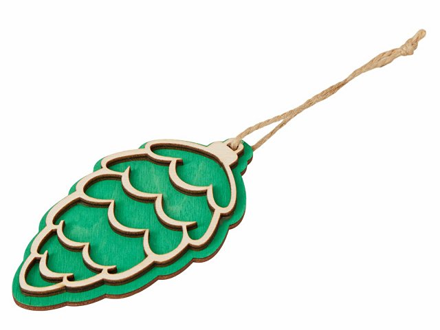 Деревянная подвеска на елку «Cedar»