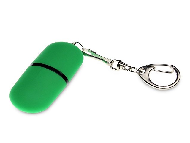 USB 2.0- флешка «Goutte Soft-touch» на 512 Мбайт каплевидной формы