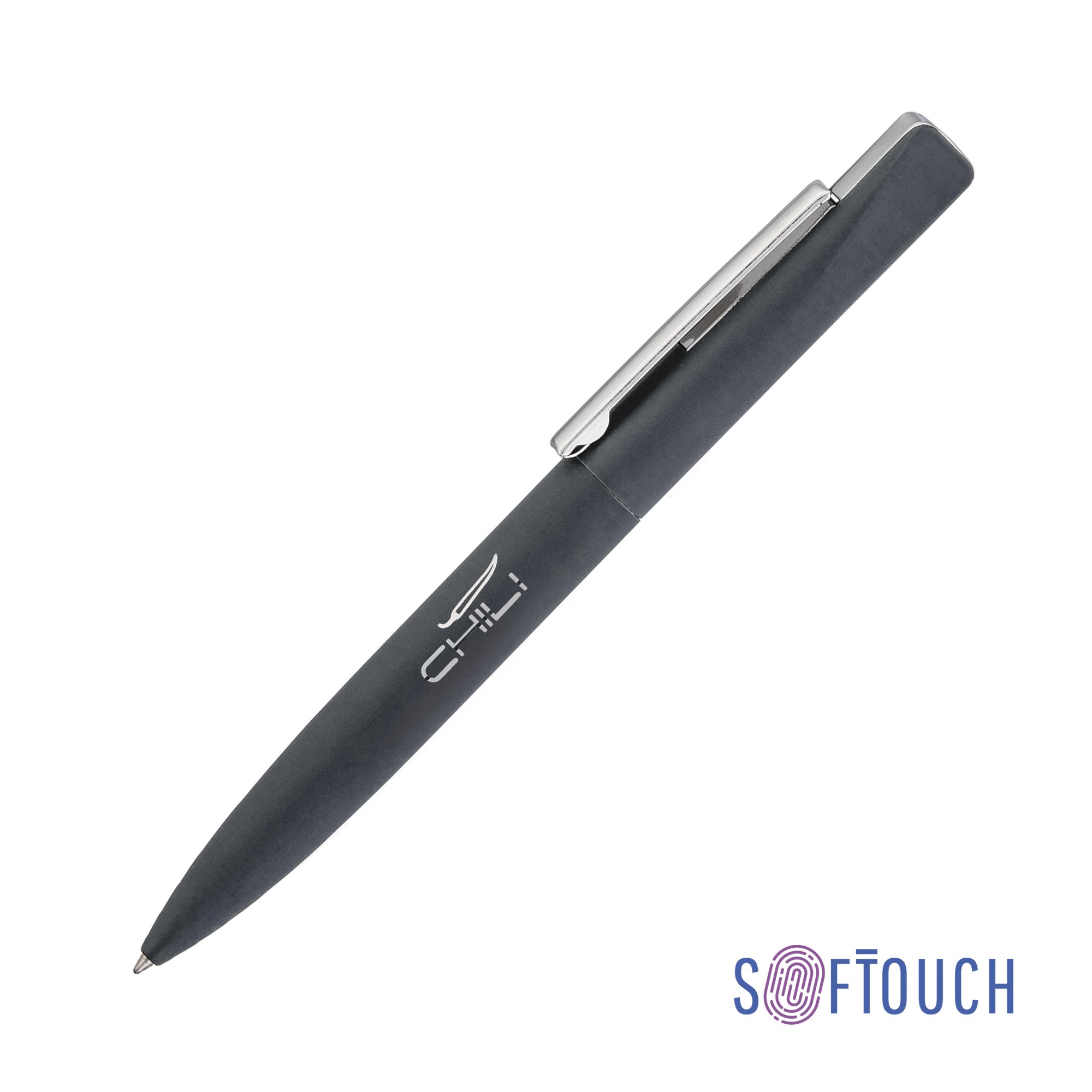 Ручка шариковая "Mercury", черный, покрытие soft touch