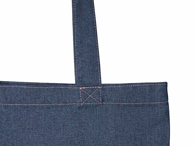 Джинсовая сумка-шоппер «Indigo» с широкими лямками