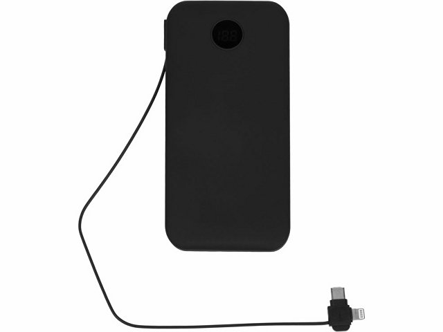 Внешний беспроводной аккумулятор с подсветкой лого «Astro», soft-touch, 10000 mAh