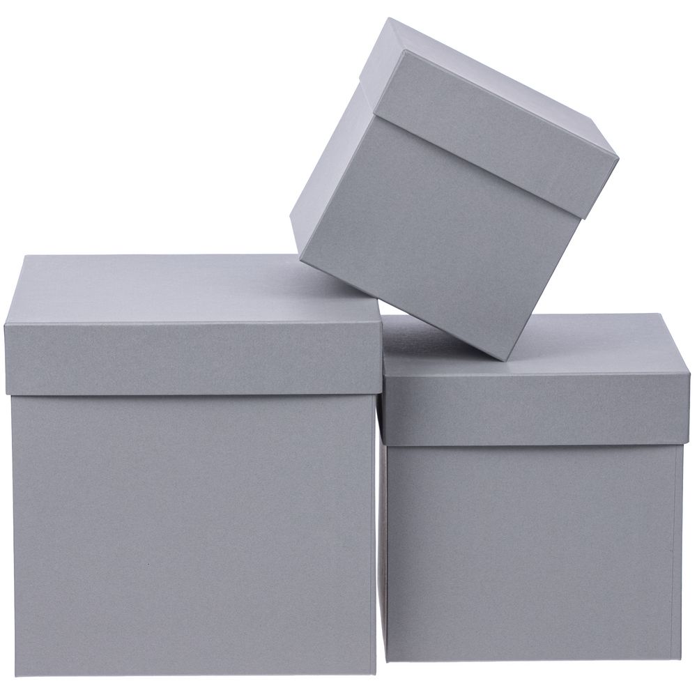 Коробка Cube M, серая