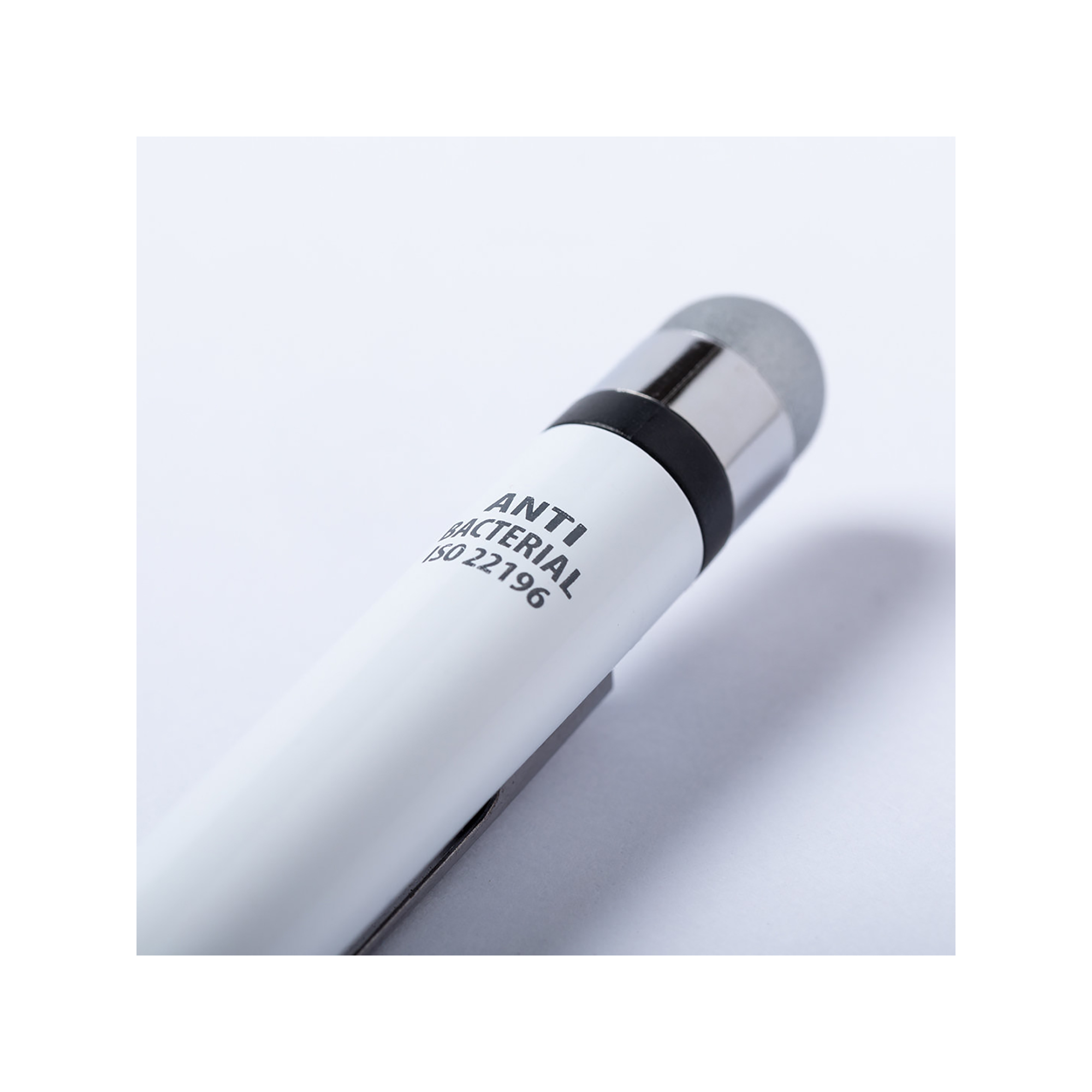 Ручка со стилусом из антибактерильного пластика
