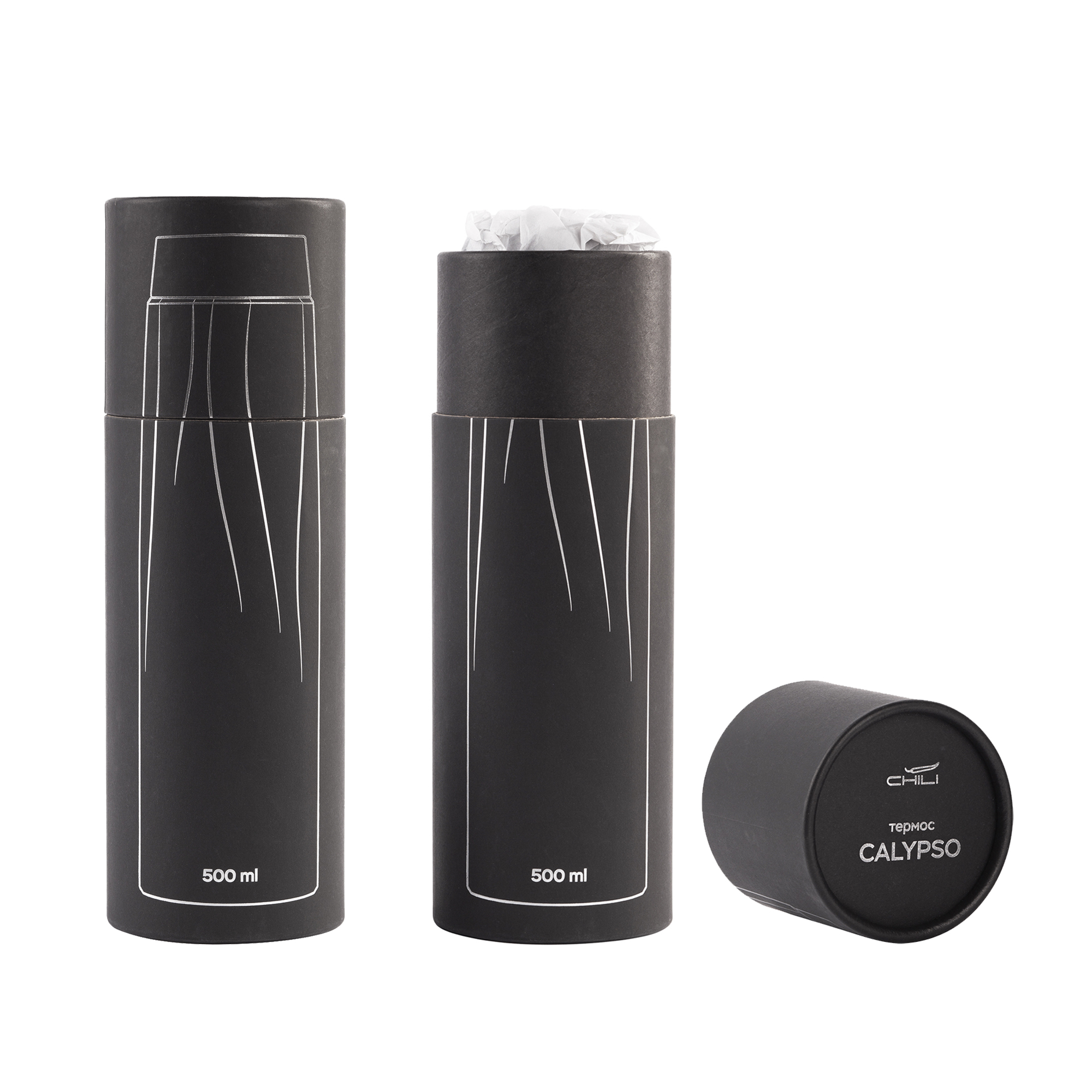 Термос "Calypso", покрытие soft touch, 500 мл