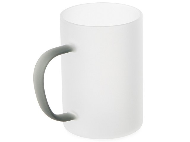 Стеклянная матовая кружка для сублимации «Акцент»