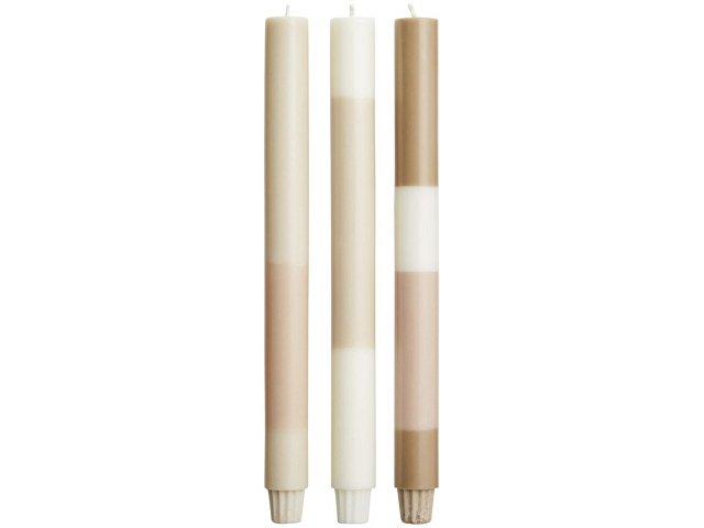 Набор свечей из растительного воска, 3 шт